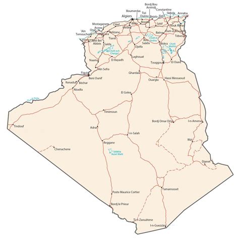 国家地图阿尔及利亚阿尔及利亚地图插画图片素材_ID:405476427-Veer图库