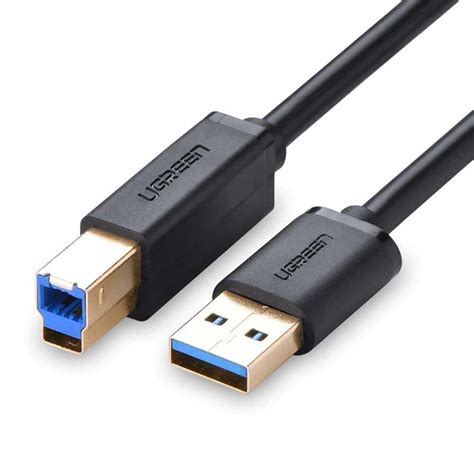 Ugreen USB 3.0 Gold Plated Super Speed Printer Scanner Cable Cord A ...