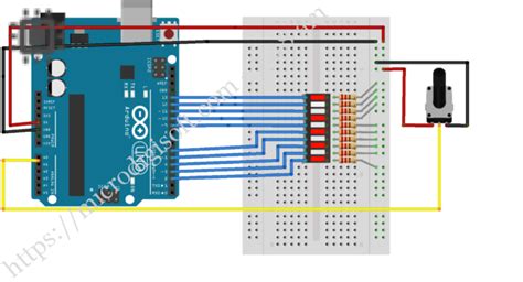 Image result for 10 Segment LED Bar Graph Arduino Wiring