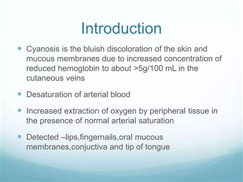 Cyanosis in newborn | PPTX