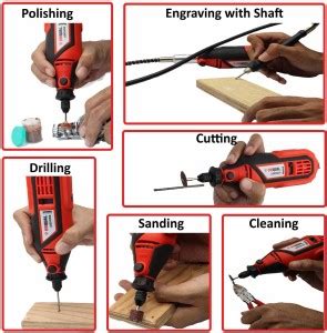 UniQual TOOL WORLD UNIQUAL 211PCS ROTARY TOOL KIT 32000 RPM WITH ...