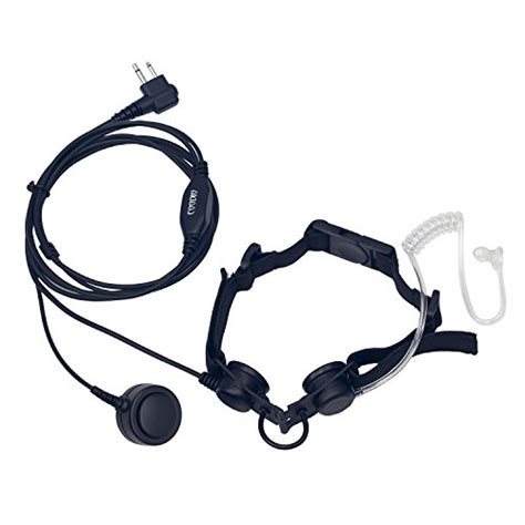 Buy Coodio Laryngophone Earpiece [Heavy Duty] Throat Mic Headset ...