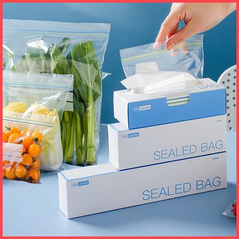 Buy Wolpin Ziplock Storage Bags (Pack of 65) | Reusable Double Seal ...