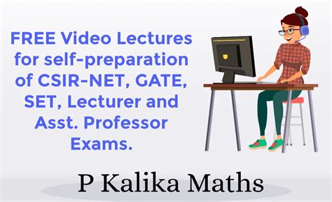 FREE Video Lectures for self-preparation of CSIR-NET, GATE, SET ...