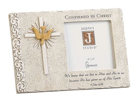 Joseph's Studio by Roman - Confirmation Picture Frame for 4" x 4" Photo ...