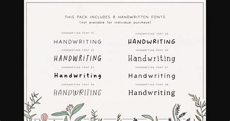 The Handwriting Bundle Font - Font Canyon