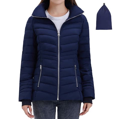 Women's Packable Puffer Jacket Lightweight Puffer Jacket Winter Warm ...