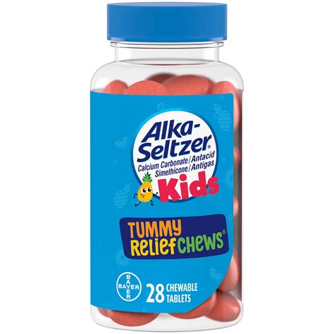 Alka-Seltzer Kids Relief Chews, Heartburn & Tummy Relief Chewable ...