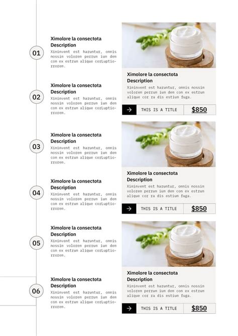 Image result for Product Guide Layout