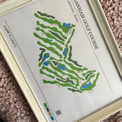 Golf Course Map Poster 的图像结果