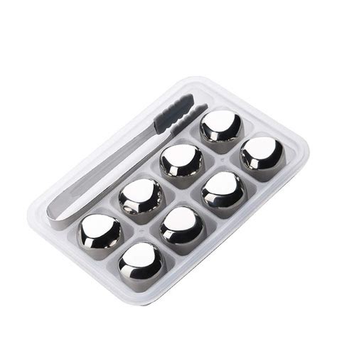 Buy Stainless Steel Ice Cubes Whiskey Stone Stainless Steel Ice Wine ...