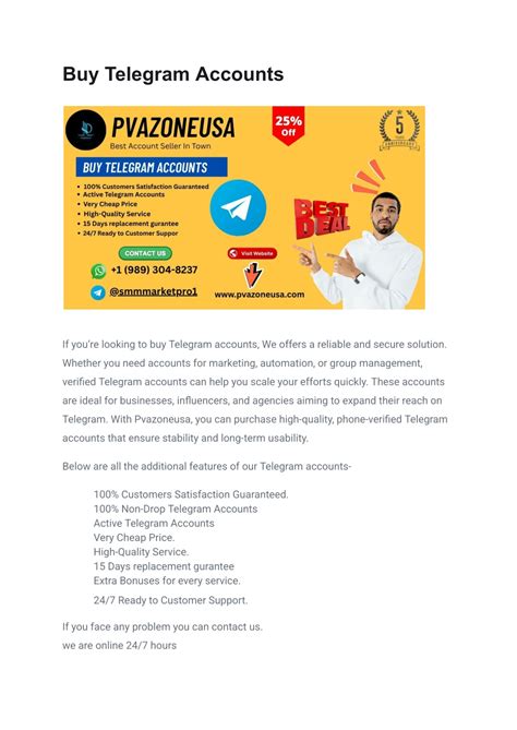 PPT - Top 34 Best Sites to Buy Telegram Accounts PowerPoint ...