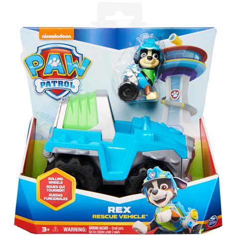 Buy Paw Patrol, Rex’s Dinosaur Rescue Vehicle and Figure Online at ...