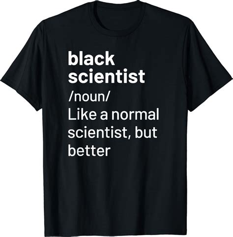 Black Scientist Definition African American T-Shirt - Walmart.com