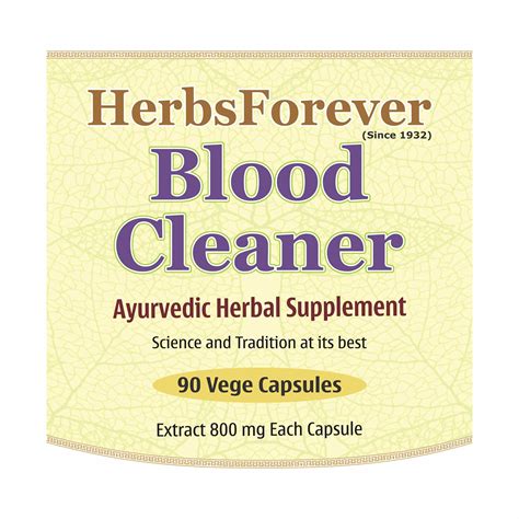 Buy HerbsForever Blood Cleaner Ayurvedic Herbs Formulation 90 vege ...