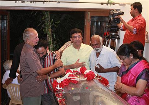 PIX: Rajinikanth pays respect to mentor K Balachander - Rediff.com movies