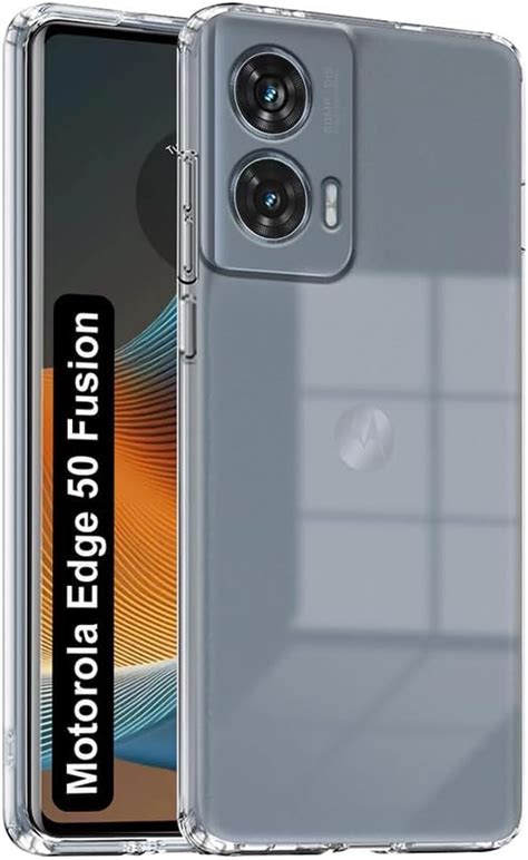 JGD PRODUCTS for Moto Edge 50 Fusion 5G Premium Transparent Soft ...