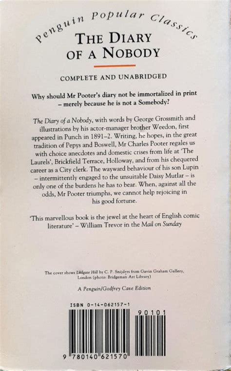 The Diary Of A Nobody - Unabridged (Penguin Popular Classics) – Books ...