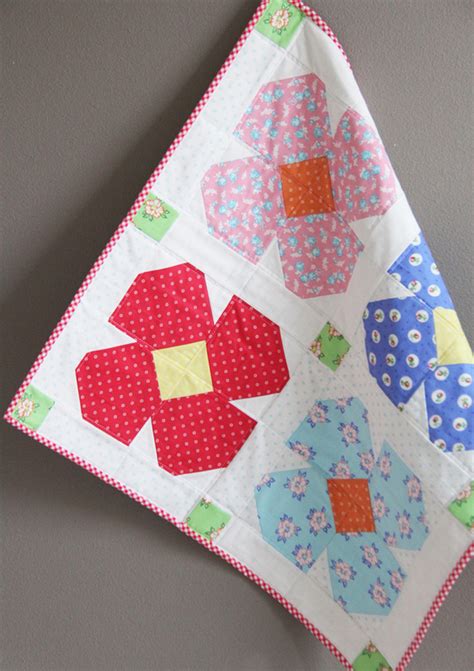 Image result for Flower Quilt Tutorials