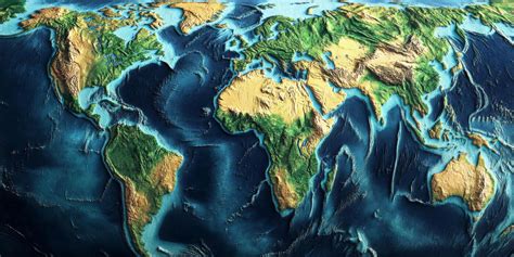 World Topographic Map 的图像结果