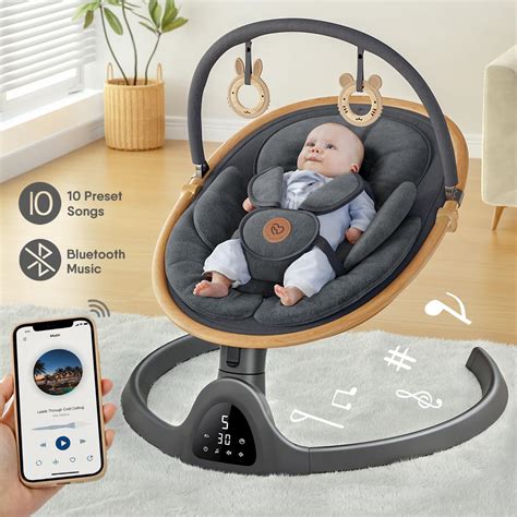 Baby Swings for Infants, Fasonbaby Bluetooth Infant Swing with Music ...