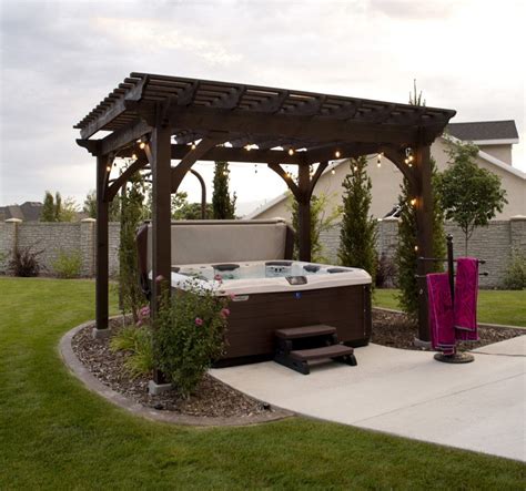 Pergola Ideas Over Hot Tub at Xavier Guerard blog