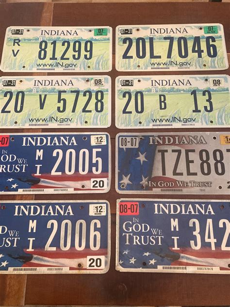 Indiana License Plates - Etsy
