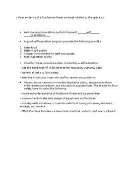 Image result for ServSafe Label Homework Answer Key