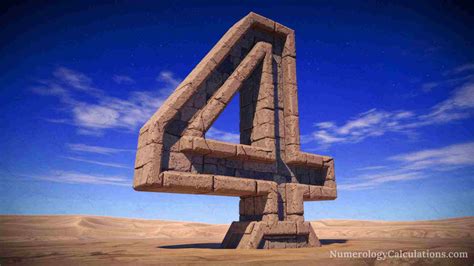 Numerology Number 4 Meaning Order and Foundation