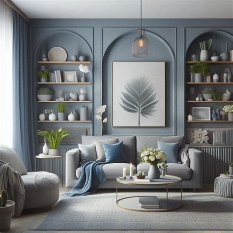 Blue and Grey Living Room Ideas | Light blue living room, Blue living ...