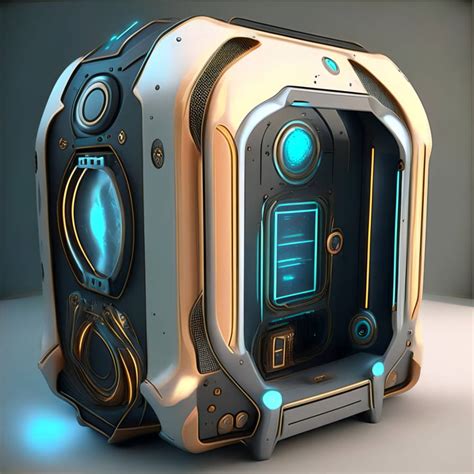 Futuristic Computer Case 的图像结果