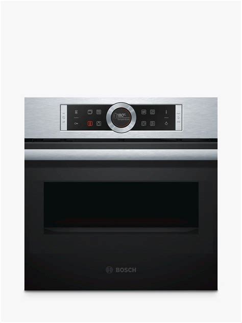 Bosch CMG633BS1B Compact Built-In Combination Microwave Oven, Stainless ...