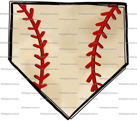 Softball Home Plate Clip Art