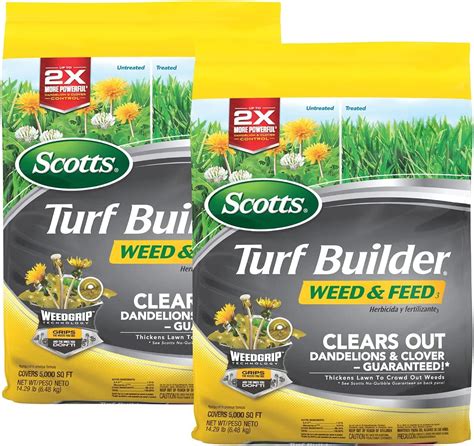 Scotts Turf Builder Weed and Feed 3 - 5,000 sq. ft., 2-Pack