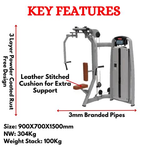 Best Seated Arm Clip Chest ER-95 (Pec Fly/Rear Delt) – EnergieFitness
