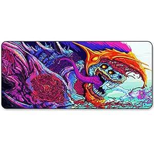 WHFDSBDGame 900 X 400 Mm Hyper Beast XL Large Locking Edge Gaming Mouse ...