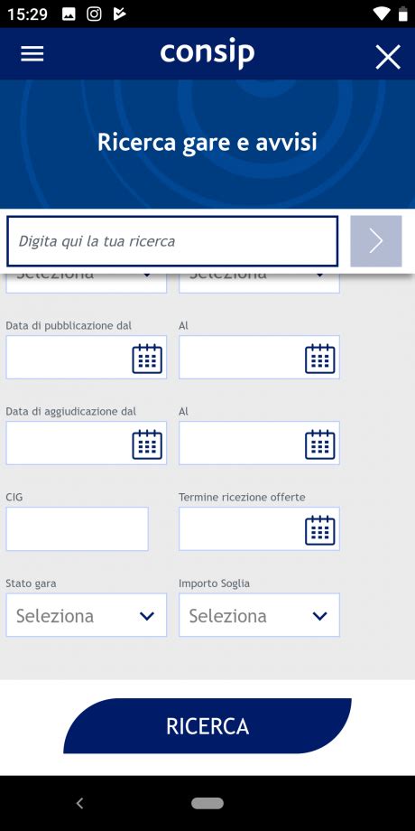 L'app Consip vi terrà informati su bandi di gara, notizie e comunicati ...
