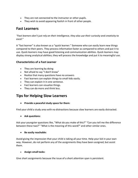 PPT - Slow Learners Vs Fast Learners: Understanding the Difference PowerPoint Presentation - ID ...