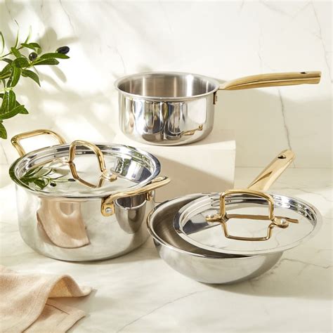 Buy Gravis Stellar 5Pcs Triply Stainless Steel Cookware Set from Home ...
