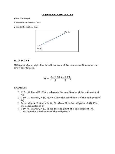 Coordinate Geometry Formula 的图像结果