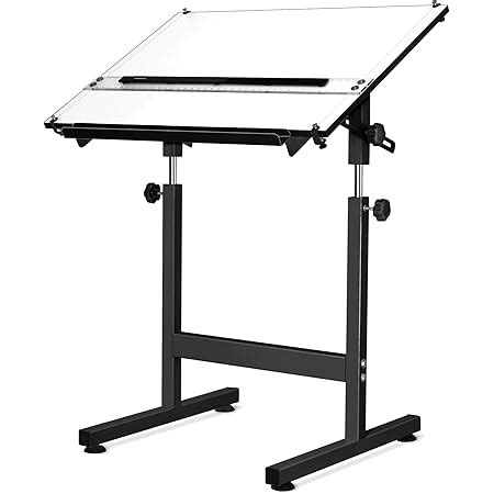 Isomars Drawing Drafting Board Table - Scholar with White Laminated ...