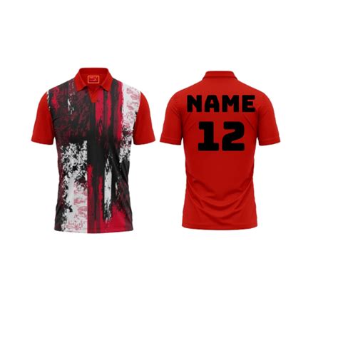 Red Polo Neck Half Sleeve T Shirt Nextprint G162 – Next Print