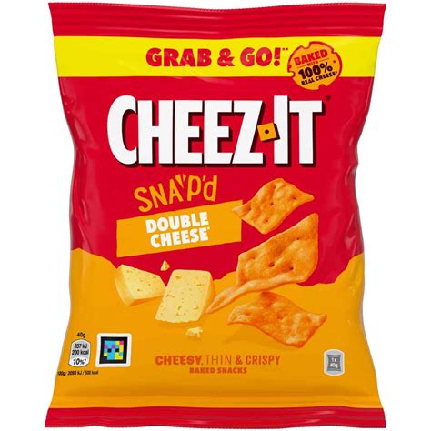 Cheez‑It Snap’d Double Cheese 40 g – gebackene Käsecracker mit kräfti ...