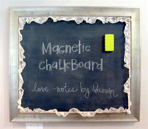 Love Notes by Lauryn: magnetic chalkboard tutorial-how to paint with ...