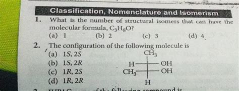 Classification of Isomers 的图像结果