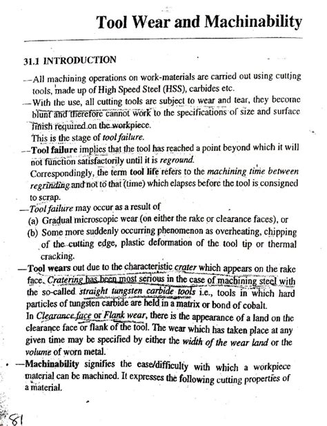 Tool Wear and Machinability: Insights from Production Technology II ...