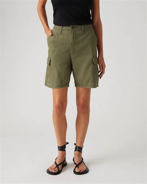 Baggy Cargo Women's Shorts - Green | Levi's® US