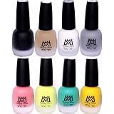 Makeup Mania Nail Polish Set, Velvet Matte Nail Paint Combo Set of 8 ...