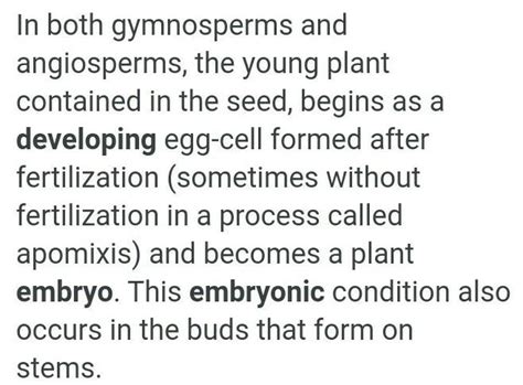 Explain development of Embryo ( IN BOTANY) - Brainly.in