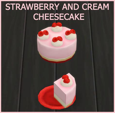 STRAWBERRY AND CREAM CHEESECAKE – icemunmun